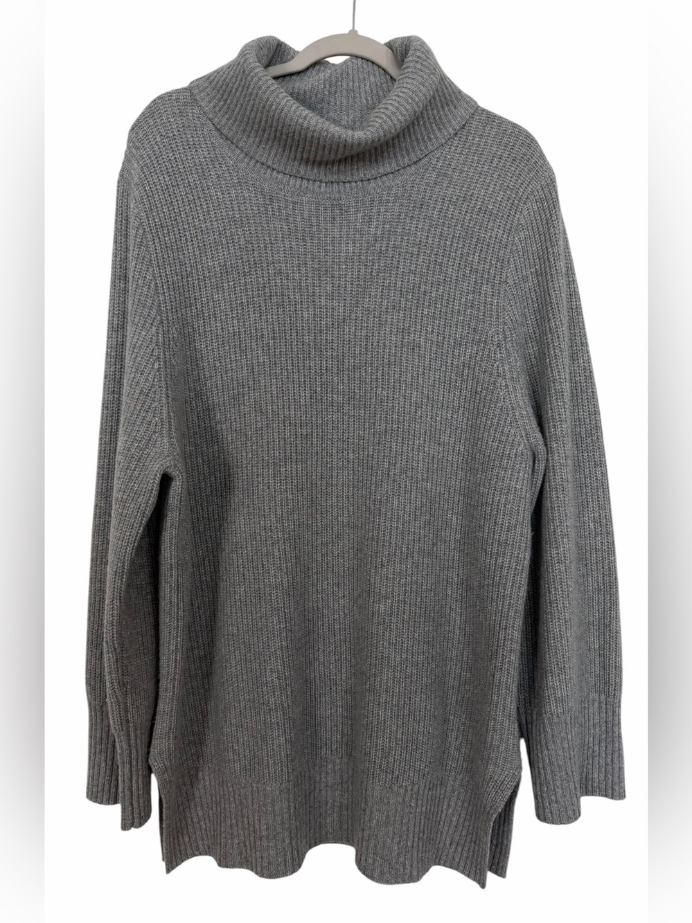 Sea Bleu 100% Cashmere Turtleneck Sweater Gret Oversized Tunic Size Large